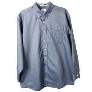 L.L. Bean Men's Wrinkle Free Traditional Fit Oxford Cloth Dress Shirt Size 17/33